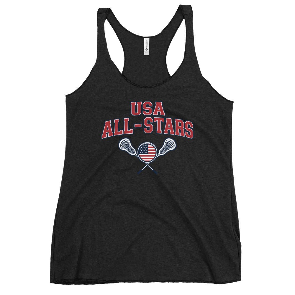 Performance | Thin Racerback Tank Top | USA ALL STARS BERLIN 2026 | Modern Script Logo