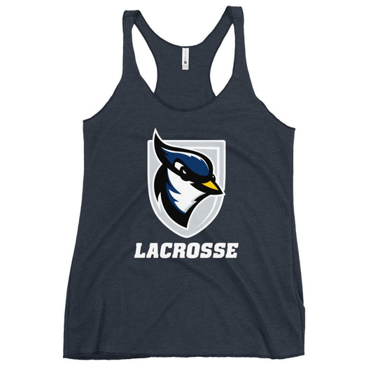 Performance | Thin Racerback Tank Top | USJ women’s lacrosse | Shield Logo