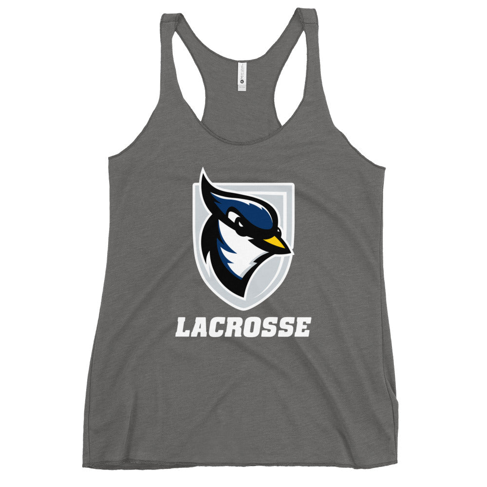 Performance | Thin Racerback Tank Top | USJ women’s lacrosse | Shield Logo