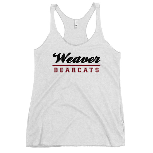 Performance | Thin Racerback Tank Top | Weaver High School | Athletic Crest Logo