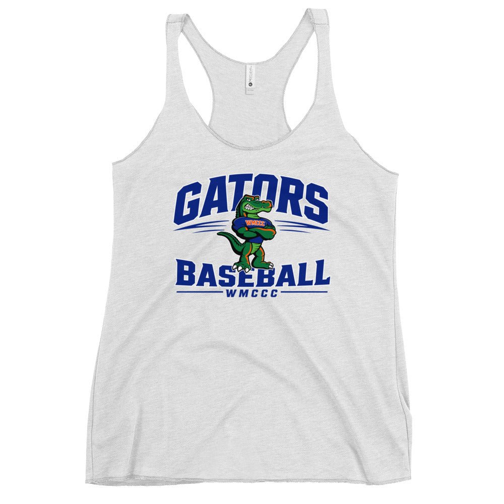 Performance | Thin Racerback Tank Top | West Memphis Community Christian College Gators | Emblem Logo