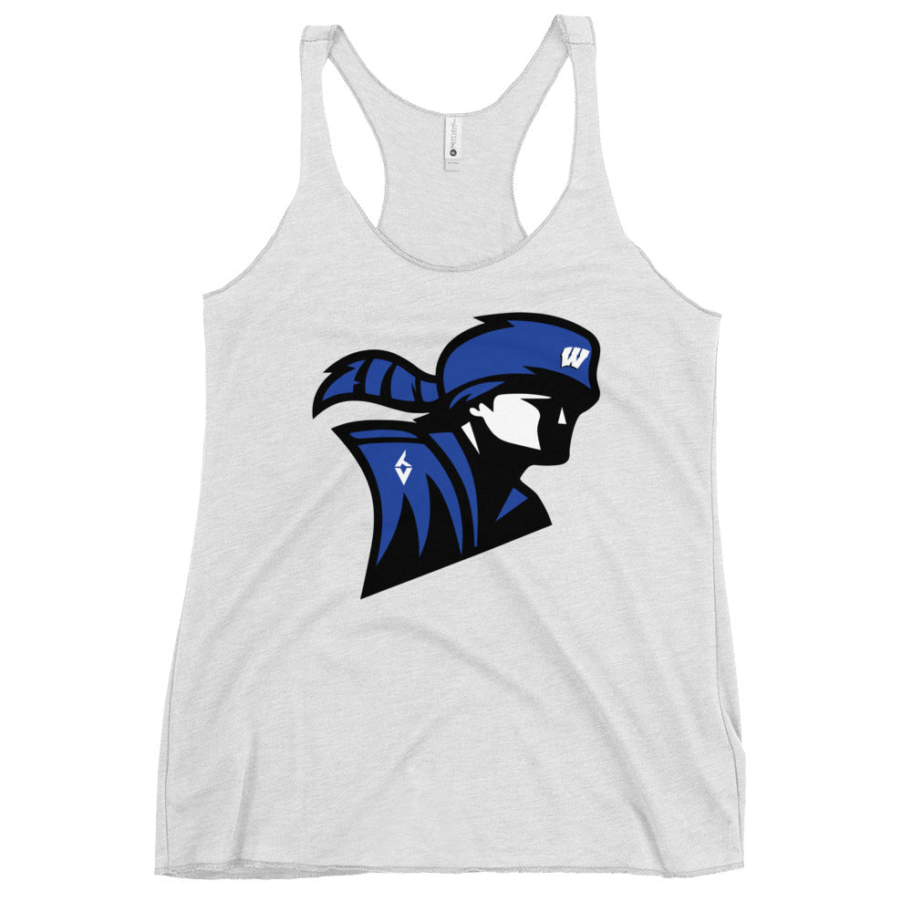 Performance | Thin Racerback Tank Top | Western High School Football | Crest Logo