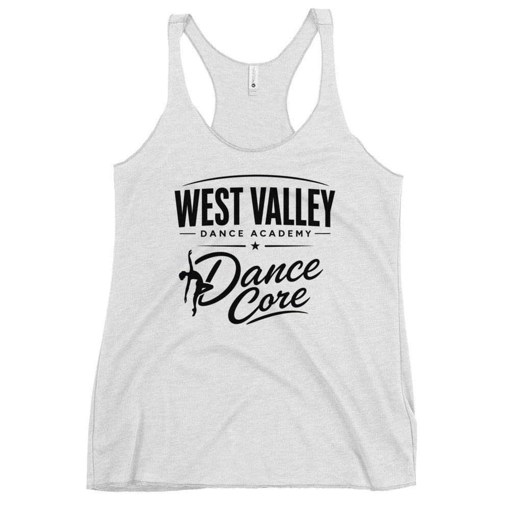 Performance | Thin Racerback Tank Top | WVDA Dance Core | Emblem Logo