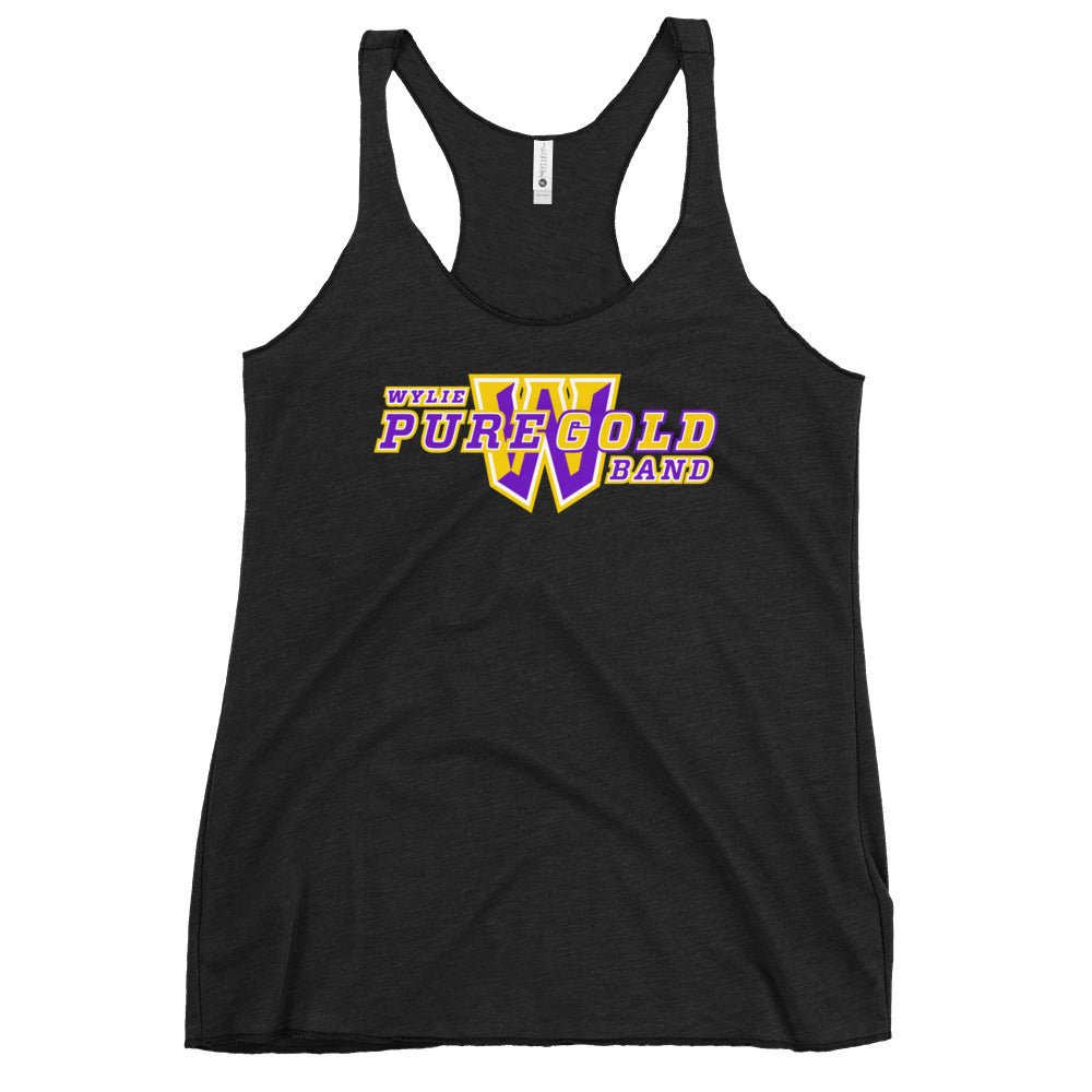 Performance | Thin Racerback Tank Top | Wylie ISD | Pure Gold Logo