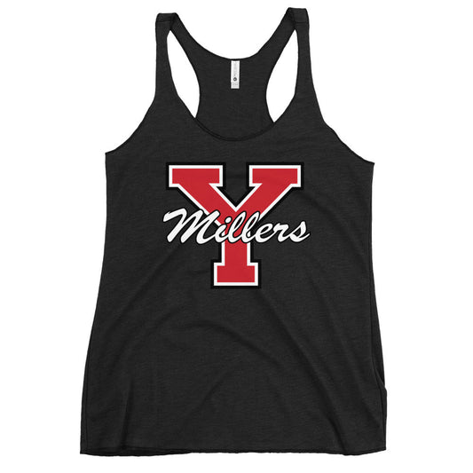 Performance | Thin Racerback Tank Top | Yukon Student Council | Crest Logo