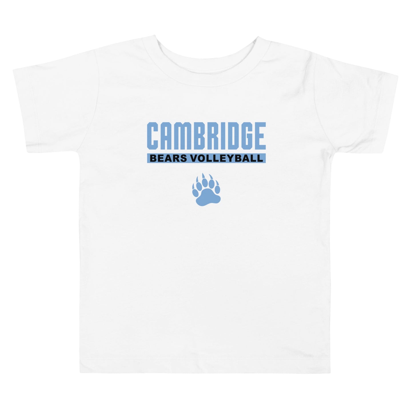 Performance | Toddler T-Shirt | Cambridge Volleyball | Script Paw Logo