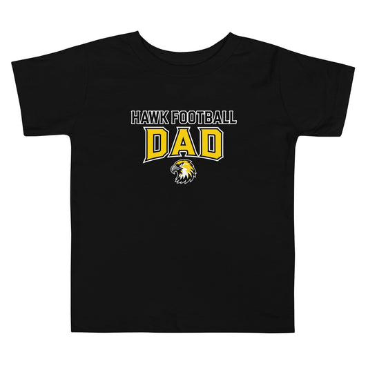 Performance | Toddler T-Shirt | Cardinal Ohara Hawks | Football Dad Logo