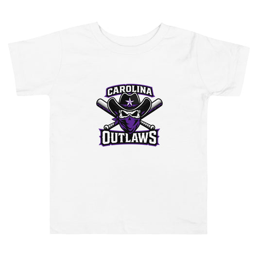 Performance | Toddler T-Shirt | Carolina Outlaws Baseball | Crest Logo