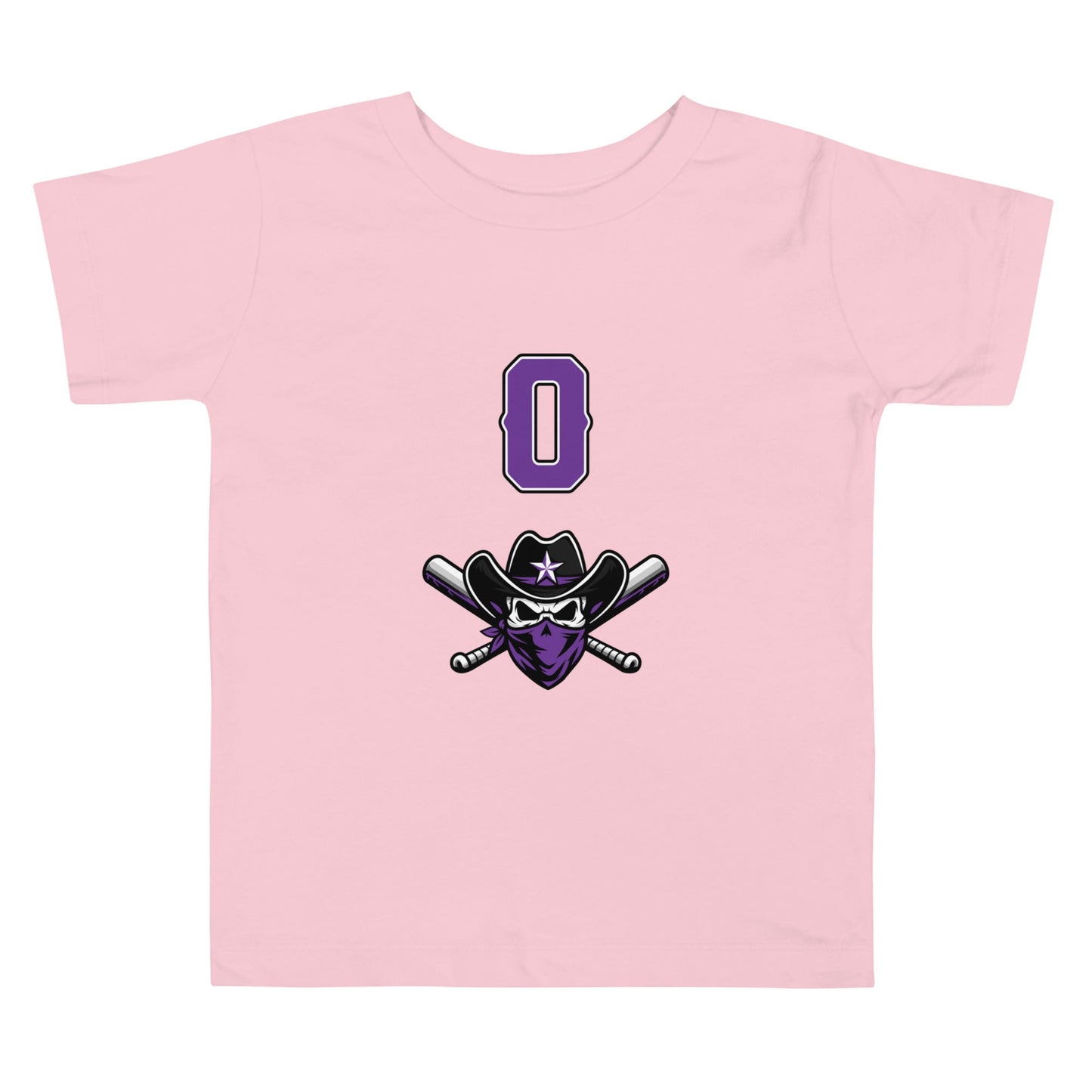 Performance | Toddler T-Shirt | Carolina Outlaws Baseball | Purple Renegades Logo
