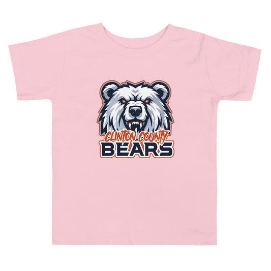 Performance | Toddler T-Shirt | CLINTON COUNTY BEARS | Bears Mascot Logo