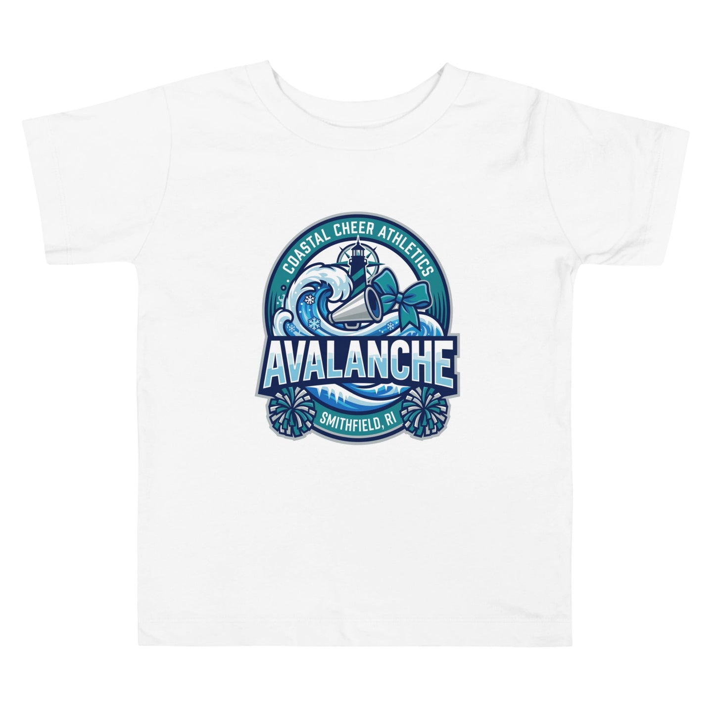 Performance | Toddler T-Shirt | Coastal Cheer Athletics Avalanche