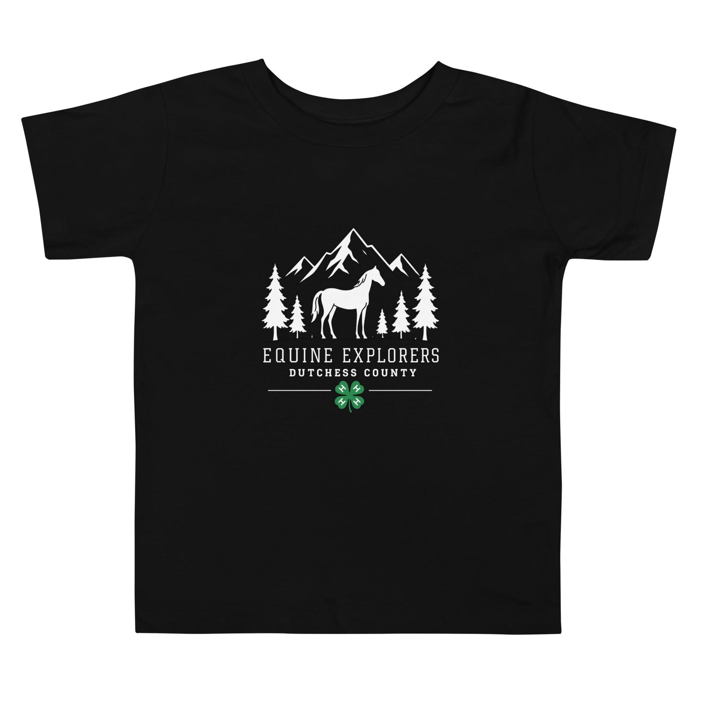 Performance | Toddler T-Shirt | Equine Explorers | Dutchess Crest Trailblazers Logo