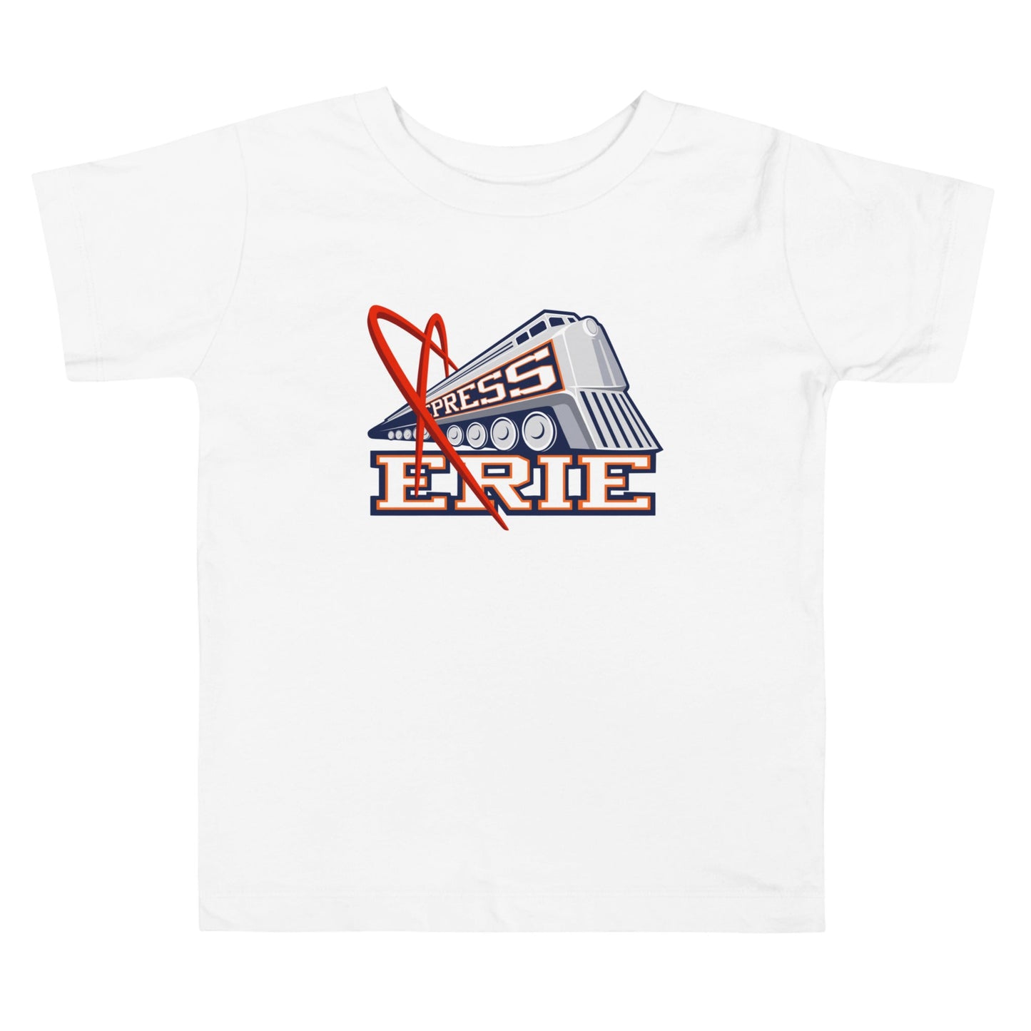 Performance | Toddler T-Shirt | Erie Express Football | Locomotive Logo