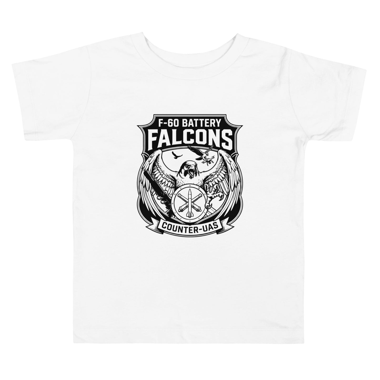 Performance | Toddler T-Shirt | F - 60th ADA | Falcon Shield Logo