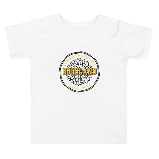 Performance | Toddler T-Shirt | Goodland Youth Cheer | Crest Logo