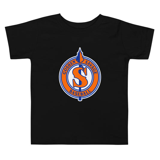 Performance | Toddler T-Shirt | Goshen Savage Baseball | Badge Logo