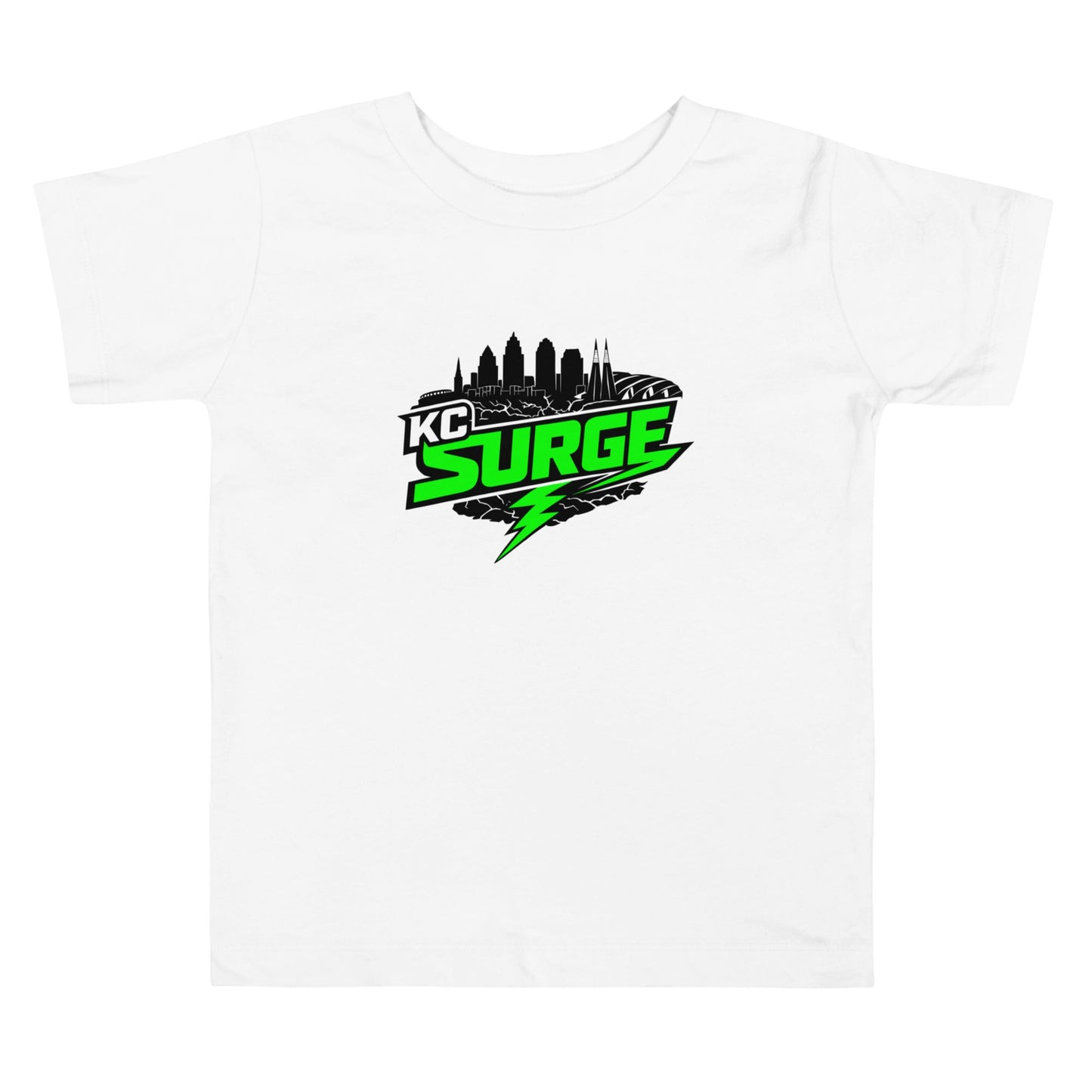 Performance | Toddler T-Shirt | Kansas City Surge | Neon Skyline Logo