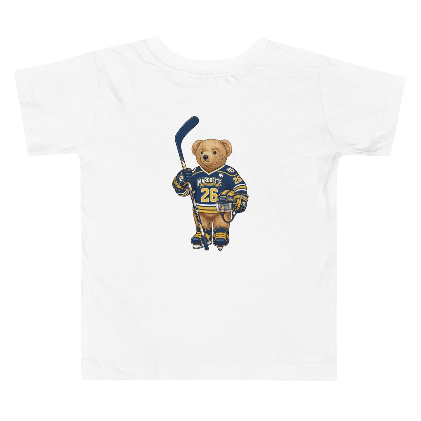 Performance | Toddler T-Shirt | Marquette University Women's Hockey | MU Mark Backprint Logo
