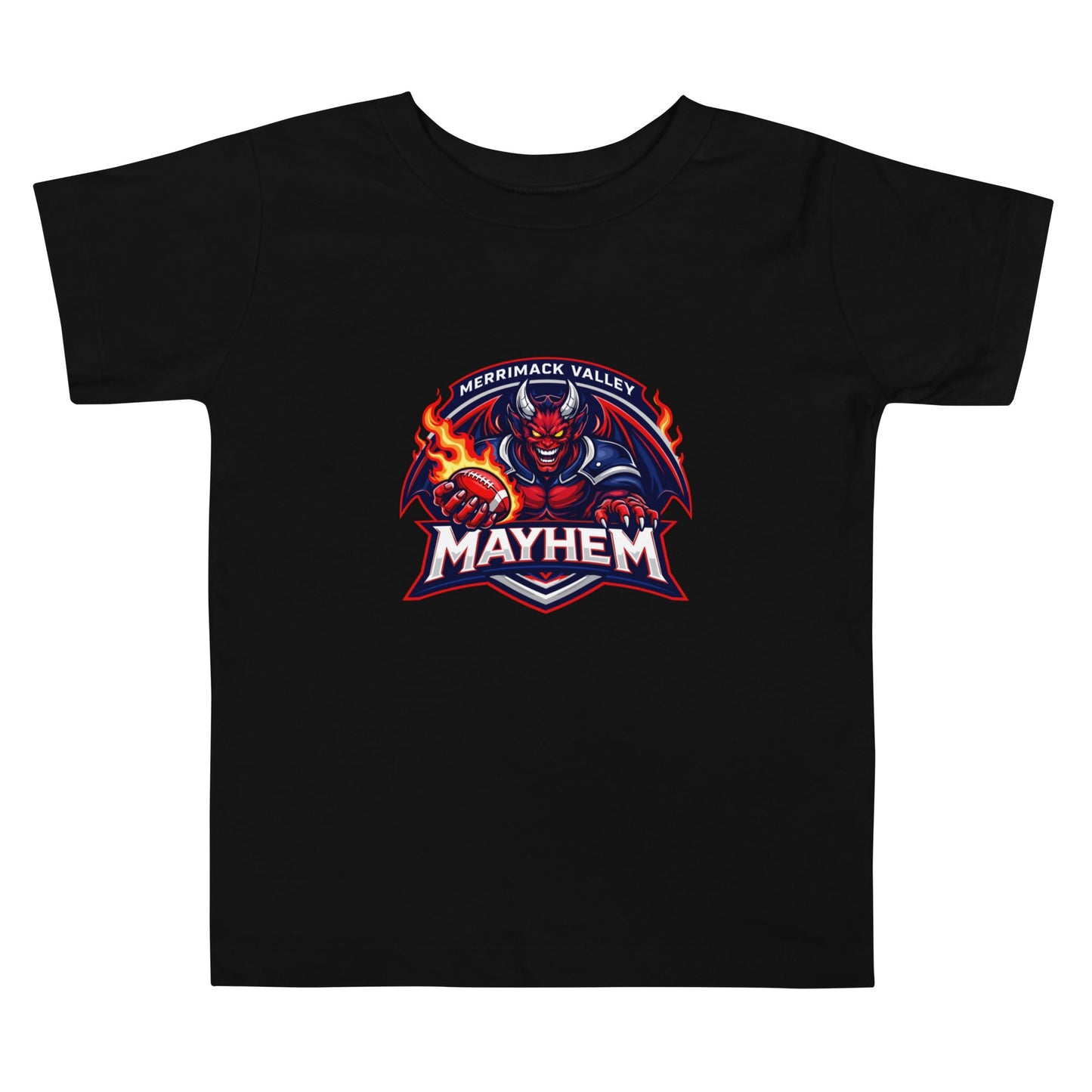 Performance | Toddler T-Shirt | Merrimack Valley Mayhem | Overlord Crest Logo