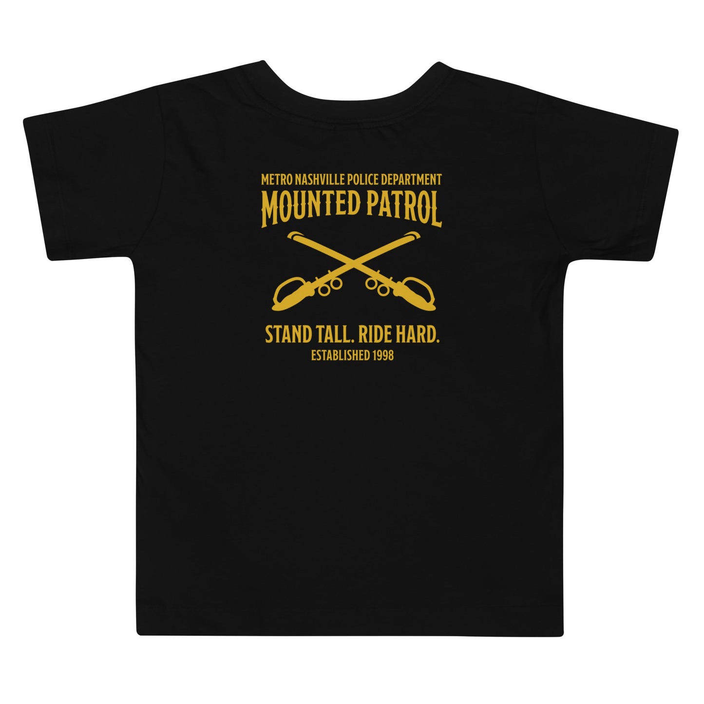 Performance | Toddler T-Shirt | Metro Nashville Police Department Horse Mounted Patrol | Stand Tall Logo