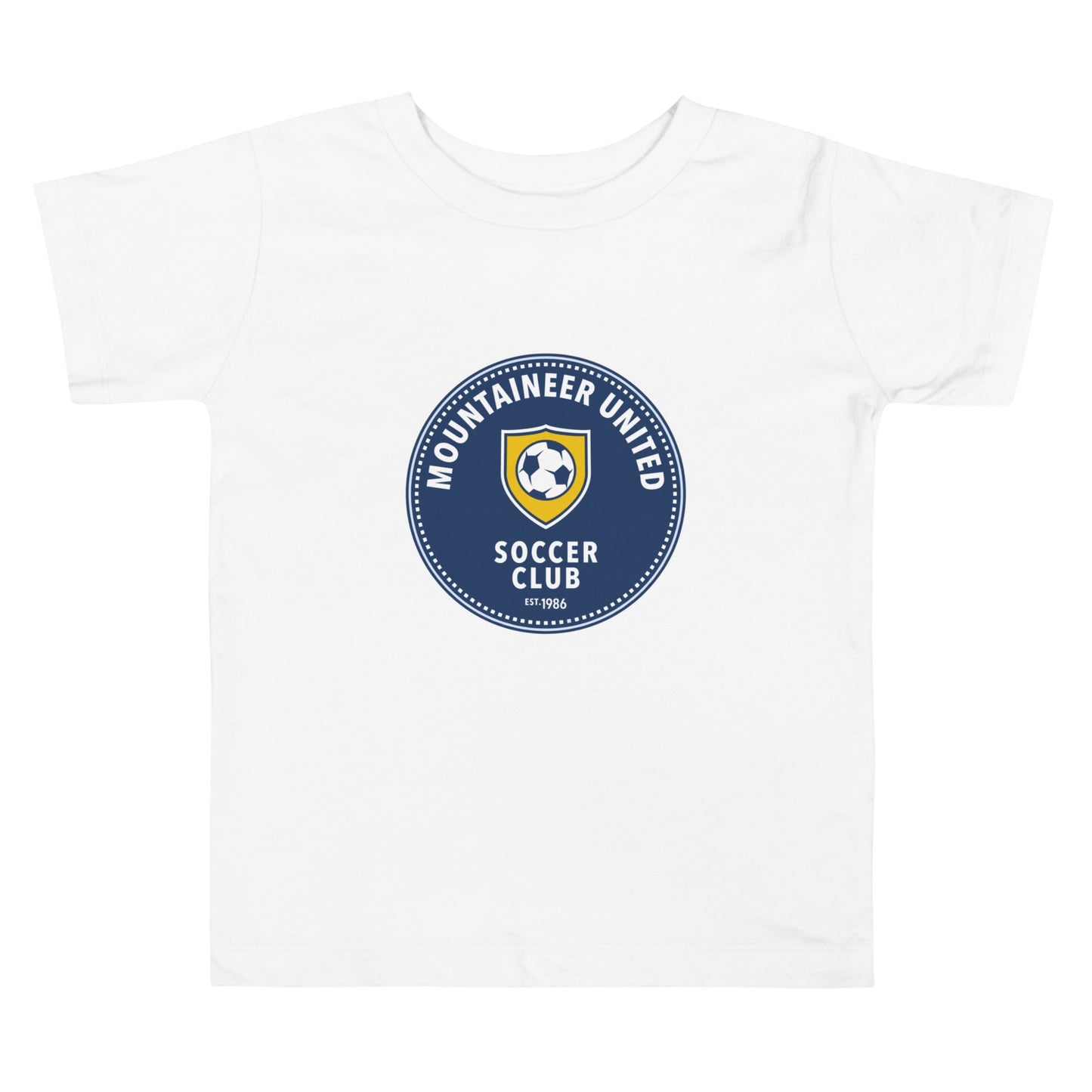 Performance | Toddler T-Shirt | Mountaineer United Soccer Club | Badge Logo
