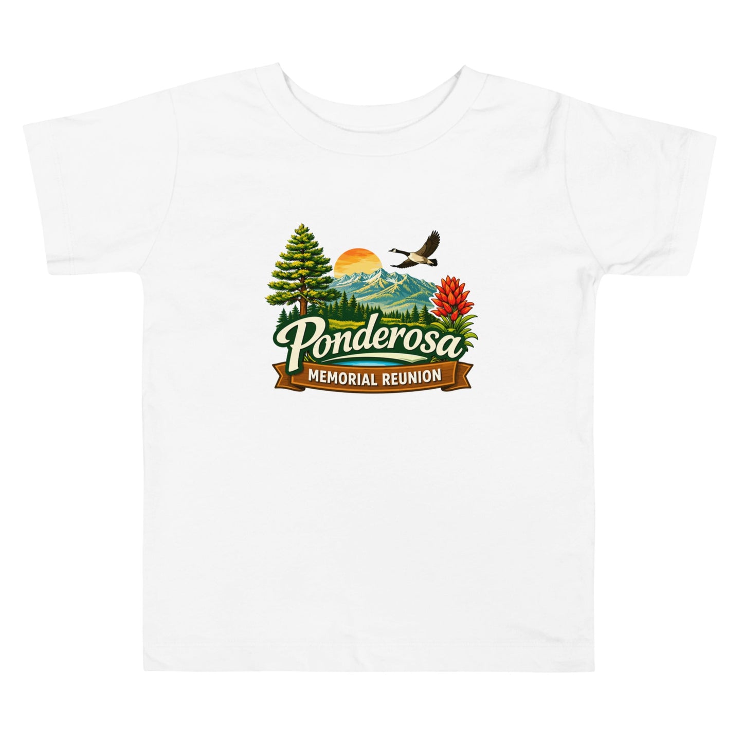 Performance | Toddler T-Shirt | Ponderosa Reunion | Painted Mountain Crest Logo