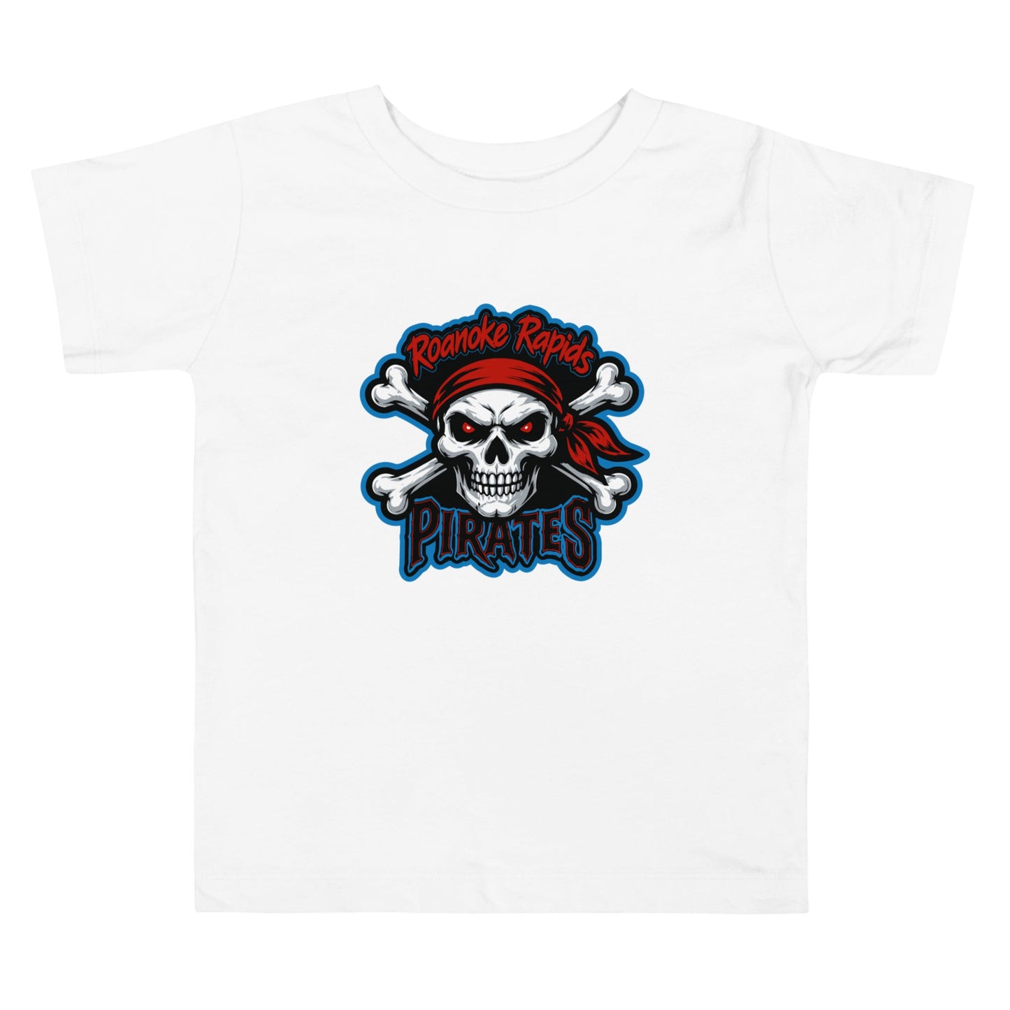 Performance | Toddler T-Shirt | Roanoke Rapids Pirates | River Raiders Logo