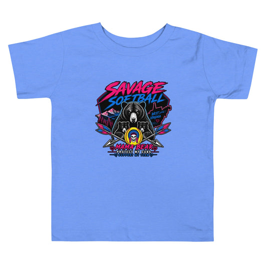 Performance | Toddler T-Shirt | Savage Softball | Mascot Logo