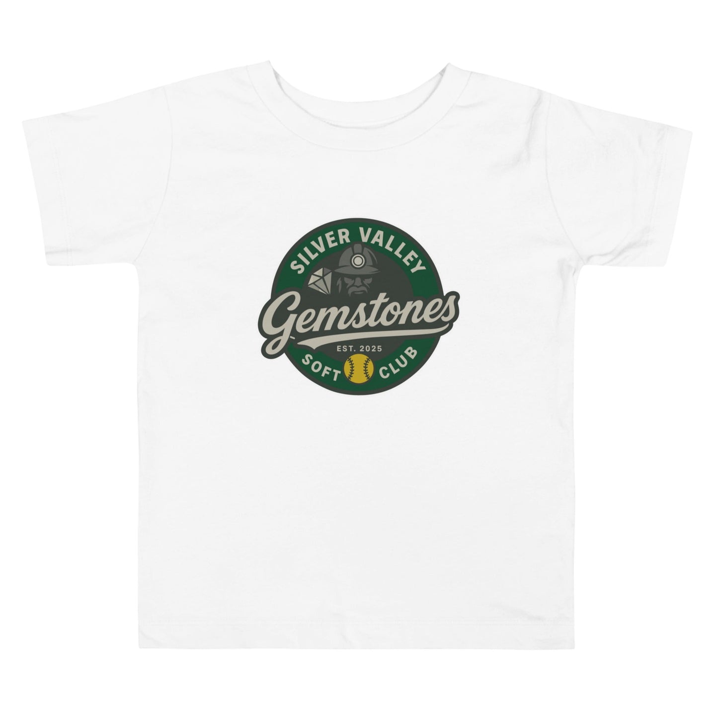 Performance | Toddler T-Shirt | Silver Valley Gemstones | Badge Logo