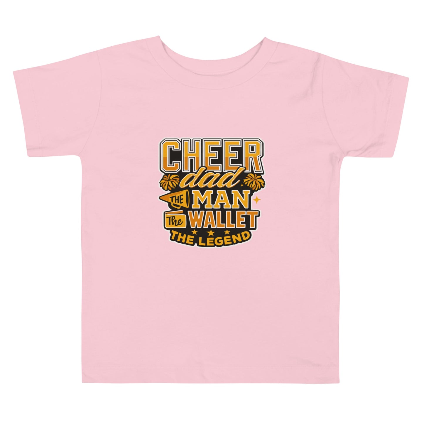 Performance | Toddler T-Shirt | Sunset Surge All-Star Cheerleading | Cheer Dad Legend Logo