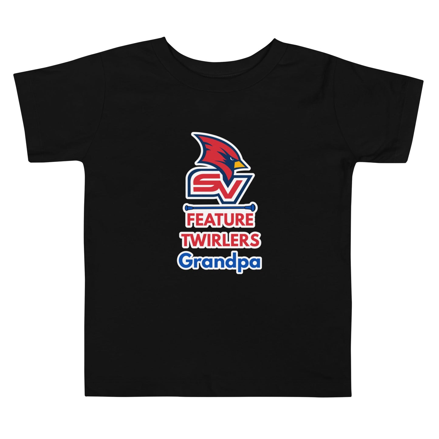 Performance | Toddler T-Shirt | SVSU Feature twirlers | Grandpa Logo