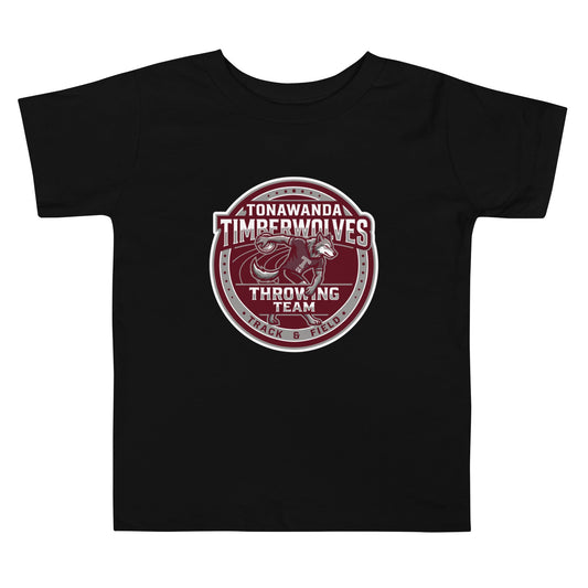 Performance | Toddler T-Shirt | Tonawanda High School Track and Field | Throwing Team Logo