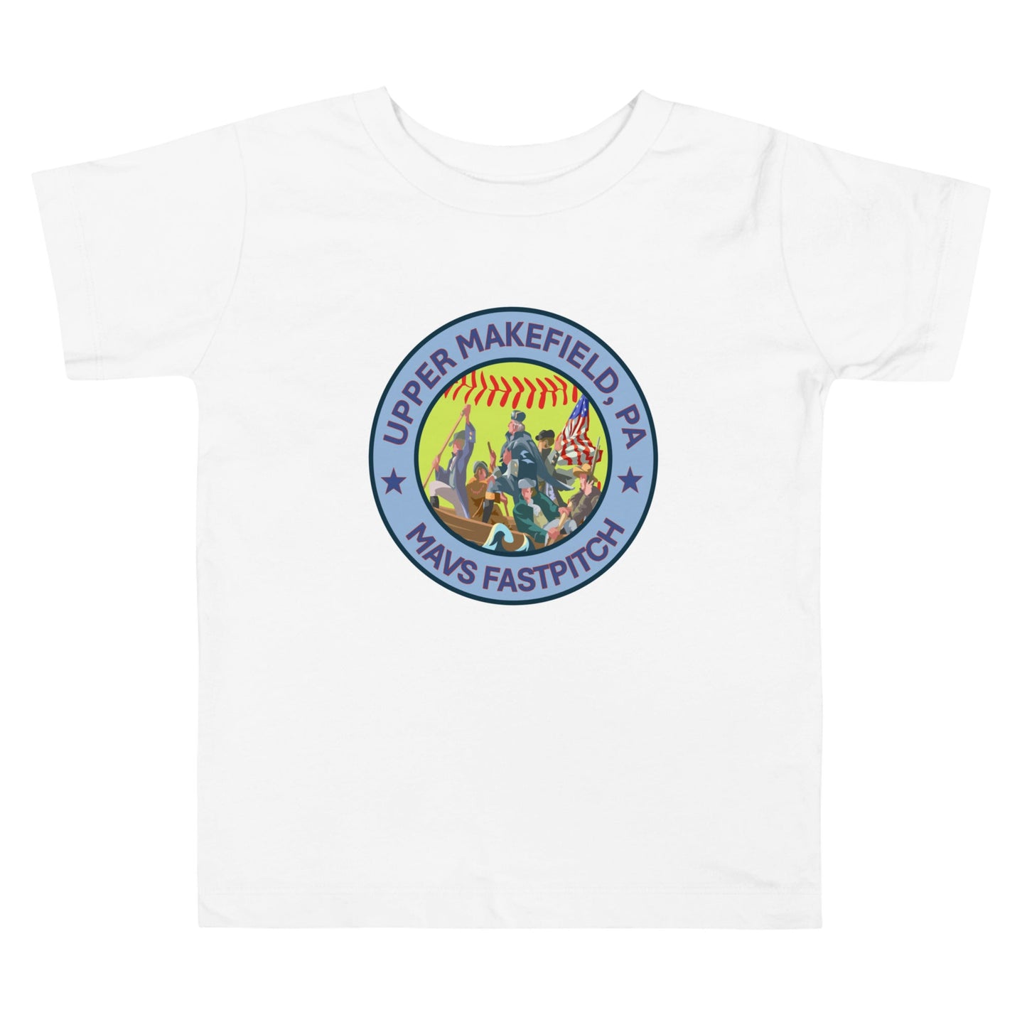 Performance | Toddler T-Shirt | Upper Makefield Mavs Fastpitch | Crossing Badge Logo
