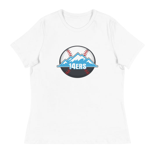 Performance | Women's Relaxed T Shirt | 14ers Baseball | Athletics Logo