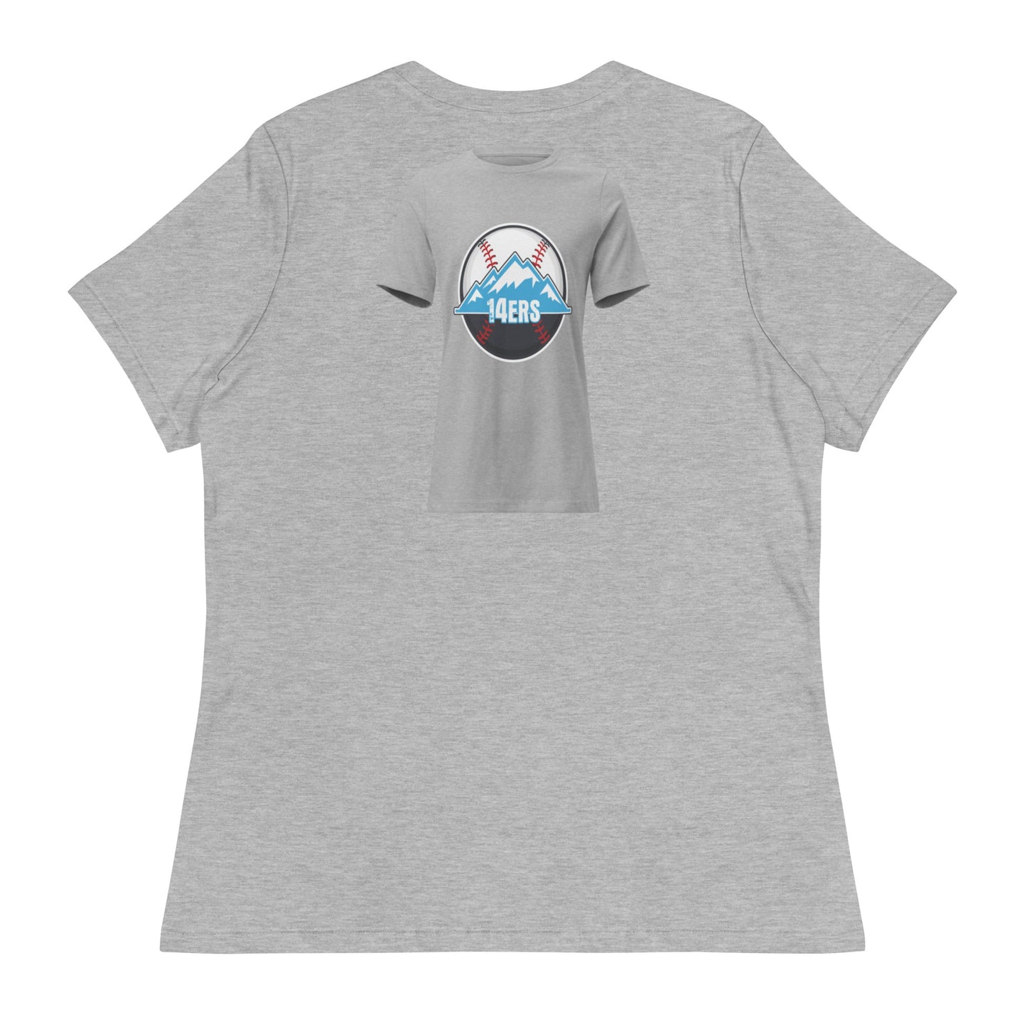 Performance | Women's Relaxed T Shirt | 14ers Baseball | Athletics Logo