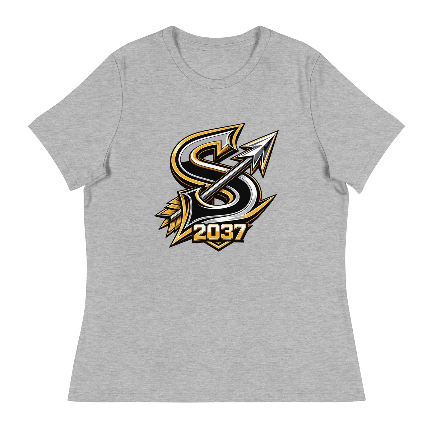 Performance | Women's Relaxed T Shirt | 2037 Sachem Arrows | Arrowhead Crest Logo