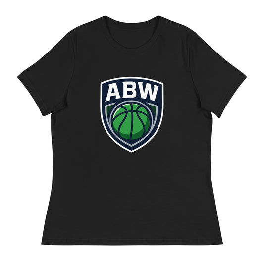 Performance | Women's Relaxed T Shirt | A Better Way Basketball Program | Shield Logo