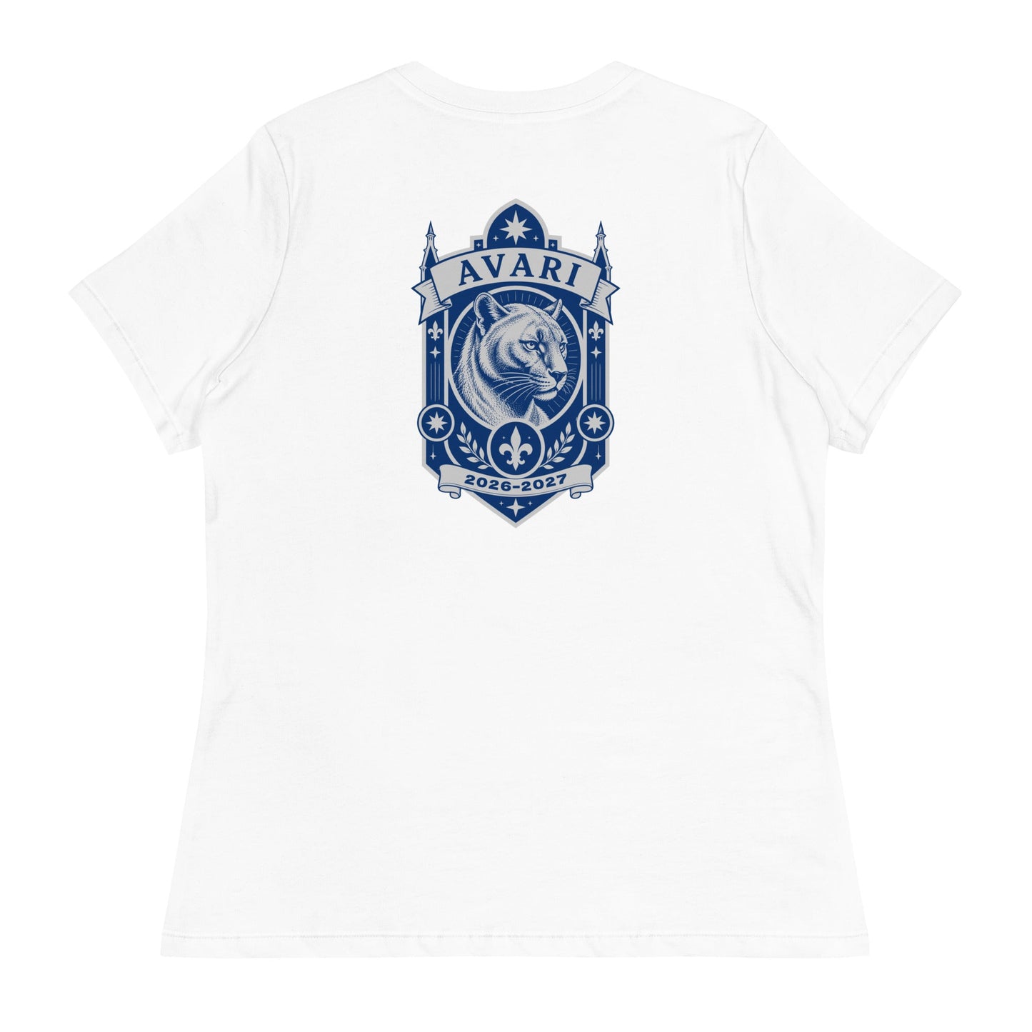 Performance | Women's Relaxed T Shirt | Arma Dei Academy Logic Houses | Avari Logo