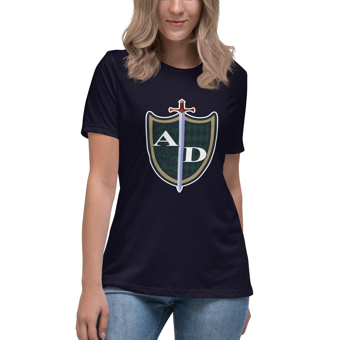 Performance | Women's Relaxed T Shirt | Arma Dei Academy | Shield