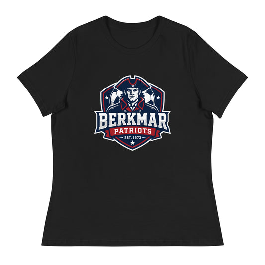 Performance | Women's Relaxed T Shirt | Berkmar High School Soccer | Shield Logo