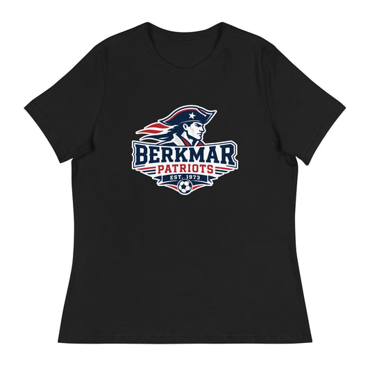 Performance | Women's Relaxed T Shirt | Berkmar High School Soccer | Vanguard Logo
