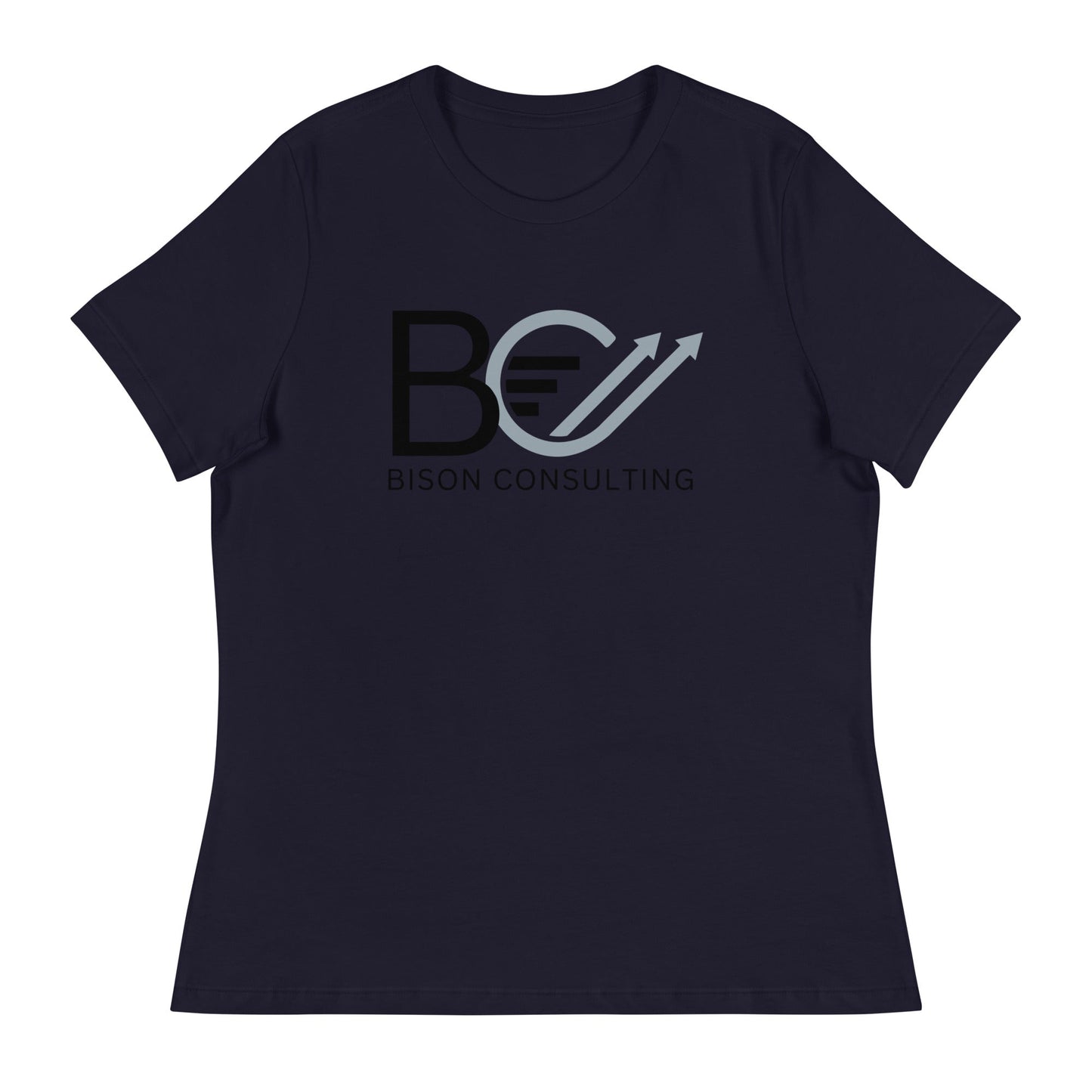 Performance | Women's Relaxed T Shirt | Bison Consulting | BC Crest Logo