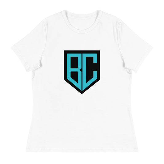 Performance | Women's Relaxed T Shirt | Blue Collar Softball 2034 | Crest Logo