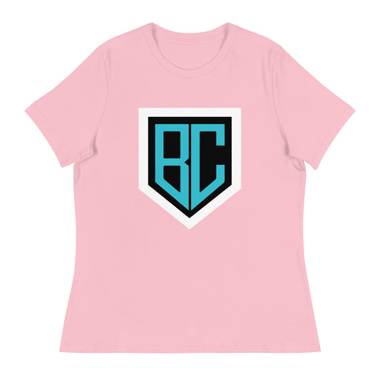 Performance | Women's Relaxed T Shirt | Blue Collar Softball 2034 | Crest Logo