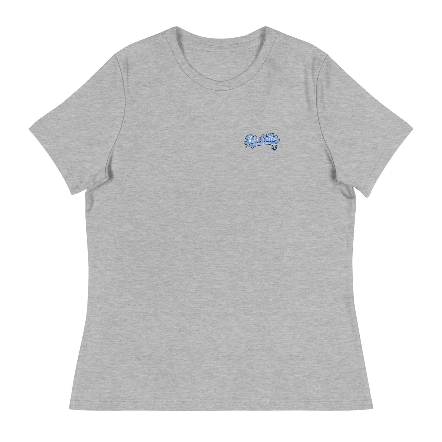 Performance | Women's Relaxed T Shirt | Blue Collar Softball 2034 | Ironclad Logo