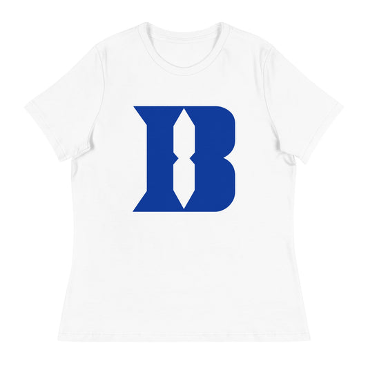 Performance | Women's Relaxed T Shirt | Blueblacks Football Club | B-Mark Logo