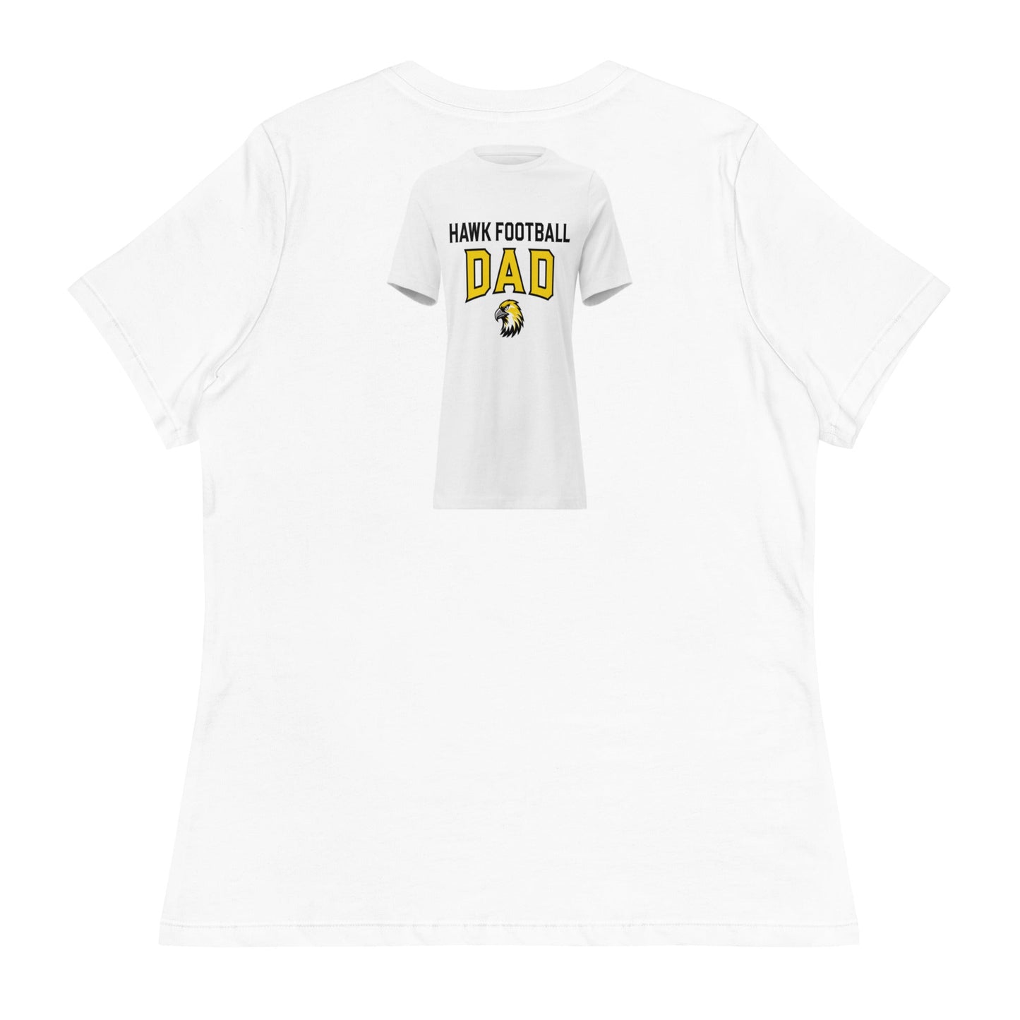 Performance | Women's Relaxed T Shirt | Cardinal Ohara Hawks | Football Dad Logo