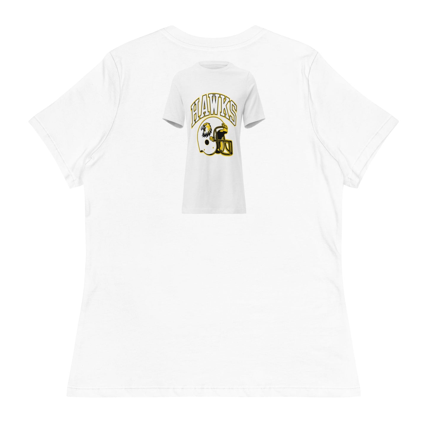 Performance | Women's Relaxed T Shirt | Cardinal Ohara Hawks | Football Helmet Logo