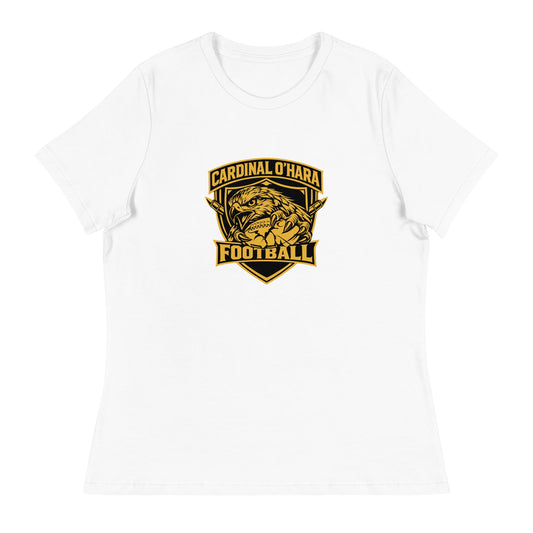 Performance | Women's Relaxed T Shirt | Cardinal Ohara Hawks | Shield Logo