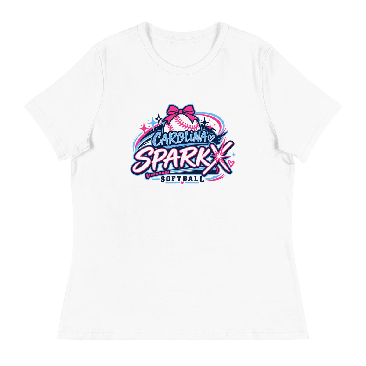 Performance | Women's Relaxed T Shirt | Carolina Sparkx | Crest Logo